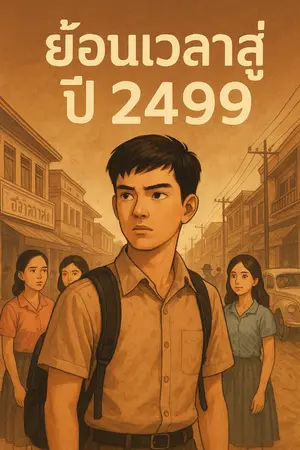 ปกนิยาย ย้อนเวลาสู่ปี 2499