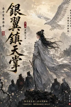 ปกนิยาย ยุทธภพ: มหากาฬแห่งดาวใต้ / 銀翼鎮天掌