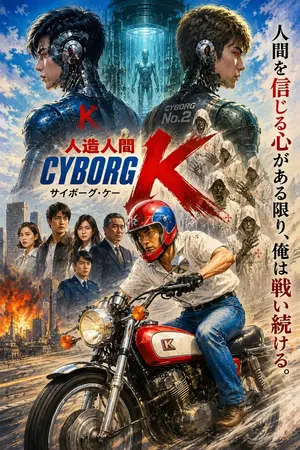 ปกนิยาย มนุษย์..เทพจักรกล ไซบอร์ค K : 人造人間 CYBORG K