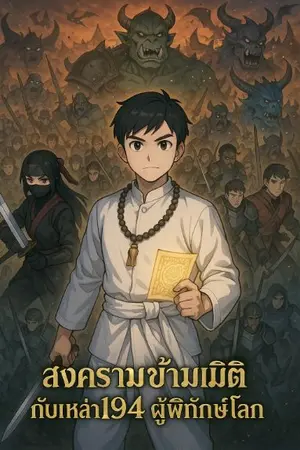 ปกนิยาย สงครามข้ามมิติ กับเหล่า 194 ผู้พิทักษ์