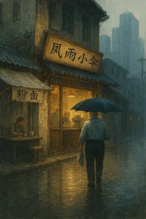 ปกนิยาย ร่มน้อยกลางลมฝน-ฟ่งอวี่เสี่ยวส่าน