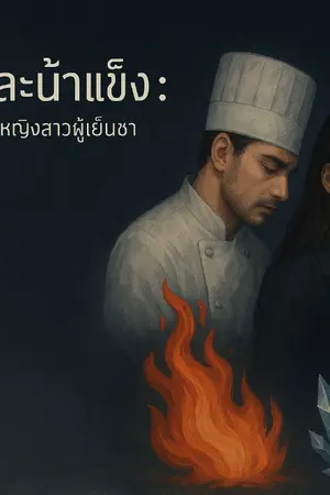 ปกนิยาย ในเปลวไฟและน้ำแข็ง
