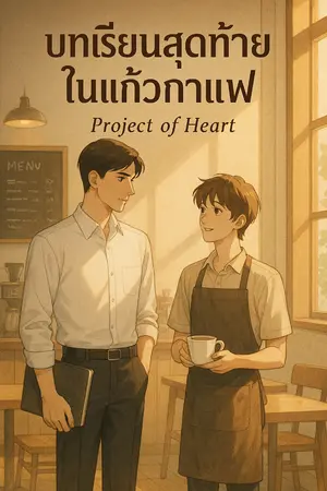 ปกนิยาย บทเรียนสุดท้ายในแก้วกาแฟ (Project of Heart)