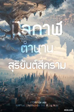 ปกนิยาย นิลกาฬ ตำนานสุริยันต์สีคราม