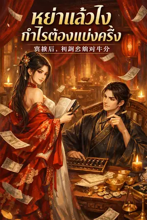 ปกนิยาย หย่าแล้วไง กำไรต้องแบ่งครึ่ง