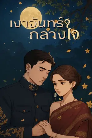ปกนิยาย “เงาจันทร์กลางใจ”