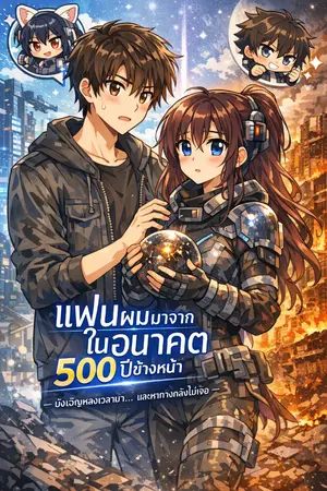 ปกนิยาย แฟนผมมาจากในอนาคต 500 ปีข้างหน้า