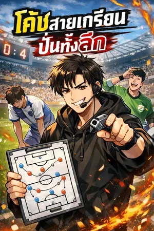 ปกนิยาย โค้ชสายเกรียน ปั่นทั้งลีก
