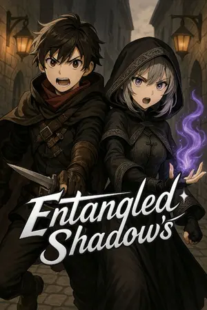 ปกนิยาย Entangled Shadows : พวกผมก็แค่เงา ต้องมาพัวพันกับอะไรก็ไม่รู้ ในโลกแฟนตาซี