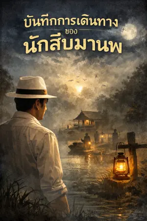ปกนิยาย บันทึกการเดินทางของนักสืบมานพ