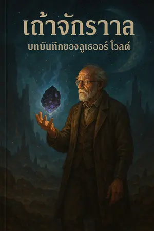 ปกนิยาย เถ้าจักรวาล บทบันทึกของลูเธอร์ โวลต์