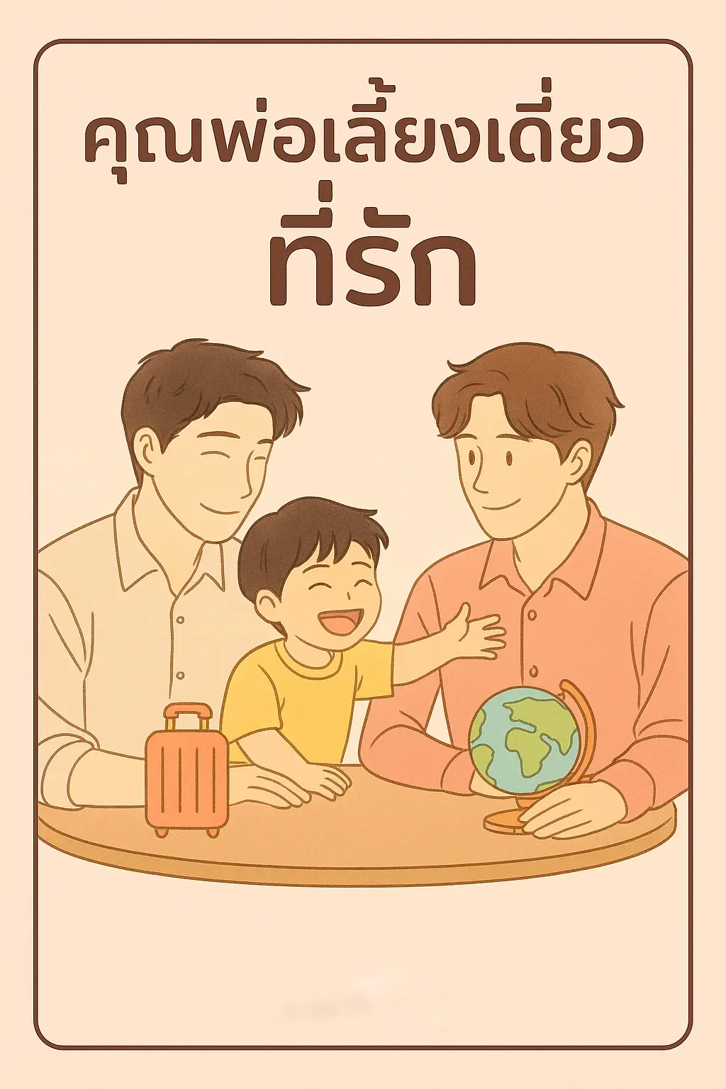 ปกนิยาย คุณพ่อเลี้ยงเดี่ยว…ที่รัก