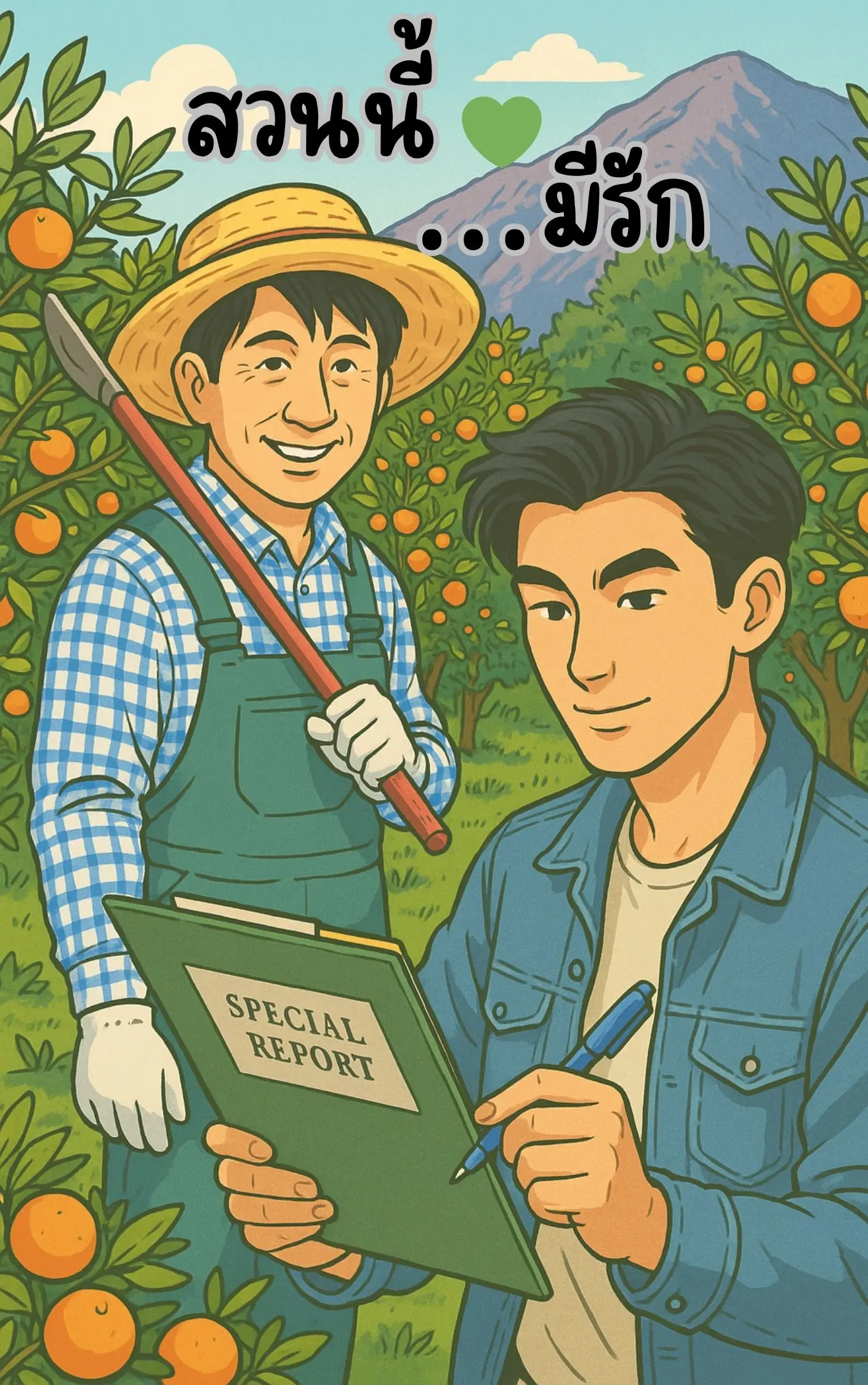 ปกนิยาย สวนนี้มีรัก