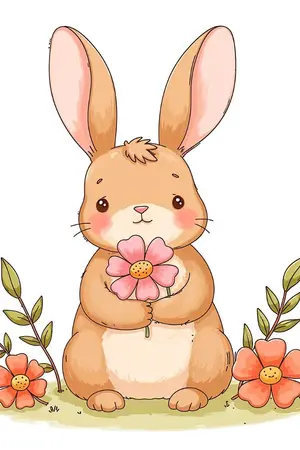 ปกนิยาย กระต่ายติงต๊อง!...กับบัณฑิตหนุ่ม #จบภาคแฟนตาซี