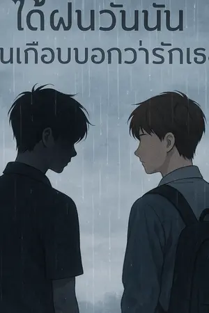 ปกนิยาย ใต้ฝนวันนั้น ฉันเกือบบอกว่ารักเธอ