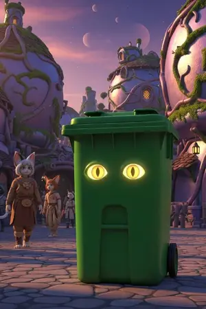 ปกนิยาย เกิดใหม่กลายเป็นถังขยะ