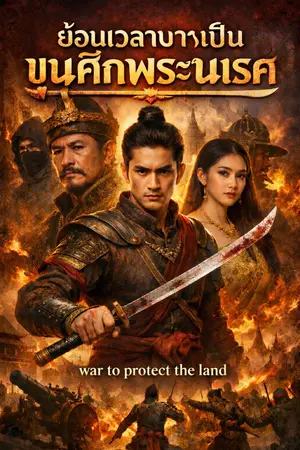 ปกนิยาย ย้อนเวลามาเป็นขุนศึกพระนเรศ