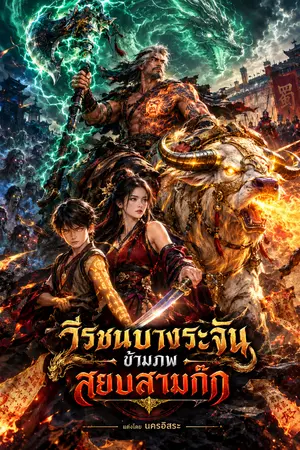 ปกนิยาย วีรชนบางระจันข้ามภพสยบสามก๊ก
