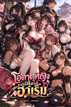 ปกนิยาย โอตาคุหญิงชาตินี้ต้องมีฮาเร็ม(nc18+)