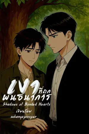 ปกนิยาย เงาที่ถูกพันธนาการ [ Shadows of Bonded Hearts ] 2025