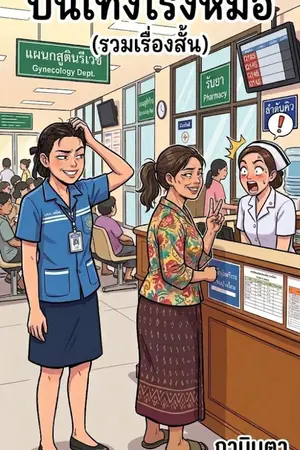 ปกนิยาย รวมเรื่องสั้น บันเทิงโรงหมอ
