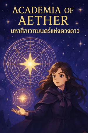 ปกนิยาย Academia of Aether: มหาศึกเวทมนตร์แห่งดวงดาว ภาค 1: คำทำนายแห่งอีเธอร์