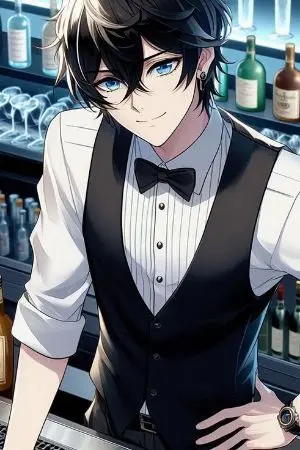 ปกนิยาย บาร์เทนเดอร์ข้ามโลก