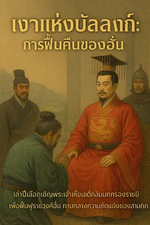 ปกนิยาย เงาแห่งบัลลังก์: การฟื้นคืนของฮั่น