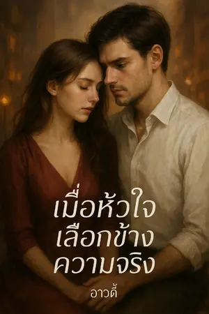 ปกนิยาย เมื่อหัวใจเลือกข้างความจริง