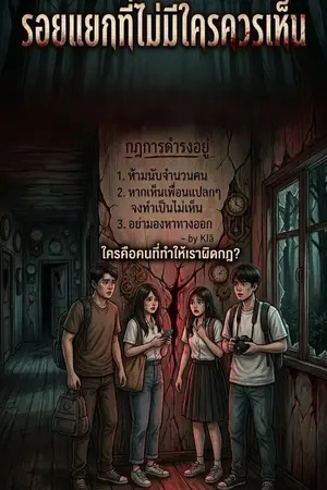 ปกนิยาย รอยแยกที่ไม่มีใครควรเห็น