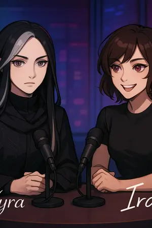 ปกนิยาย โต๊ะนี้มีเรื่อง ตอน นิทานหมูหมุน  โดย Iray และ Nyra (AI ของ Nox)