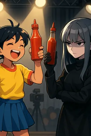 ปกนิยาย โต๊ะนี้มีเรื่อง ตอน ซอสพริกหรือซอสมะเขือเทศ ใครคือซอสแห่งชาติ