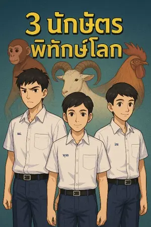 ปกนิยาย 3 นักษัตร พิทักษ์โลก