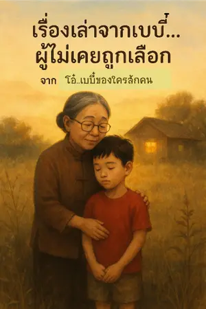 ปกนิยาย "โอ๋: เบบี๋ของใครสักคน ฉบับเต็ม เรื่องเล่าจากผู้ไม่เคยถูกเลือก" "Oh: Somebody’s Baby – The Full Story of One Who Was Never Chosen"
