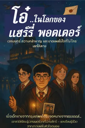 ปกนิยาย โอ๋ในโลกของแฮร์รี่ พอตเตอร์