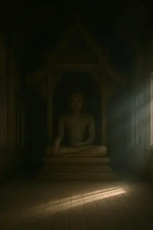 ปกนิยาย เข้าค่ายธรรมมะที่วัดป่า(หลอน)