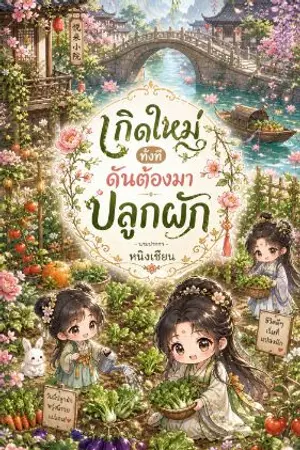 ปกนิยาย เกิดใหม่ทั้งทีดันต้องมาปลูกผัก