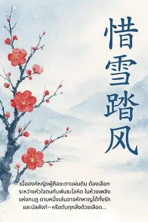 ปกนิยาย ดอกบ๊วยในเหมันต์