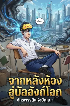 ปกนิยาย จากหลังห้องสู่บัลลังก์โลก