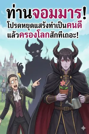 ปกนิยาย ท่านจอมมาร! โปรดหยุดแสร้งทำเป็นคนดีแล้วครองโลกสักทีเถอะ