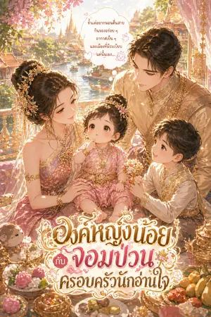 ปกนิยาย องค์หญิงน้อยจอมป่วนกับครอบครัวนักอ่านใจ