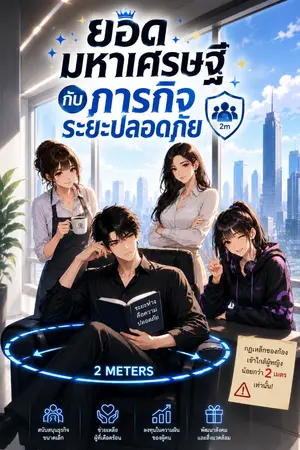 ปกนิยาย มหาเศรษฐีกับฮาเร็มระยะปลอดภัย