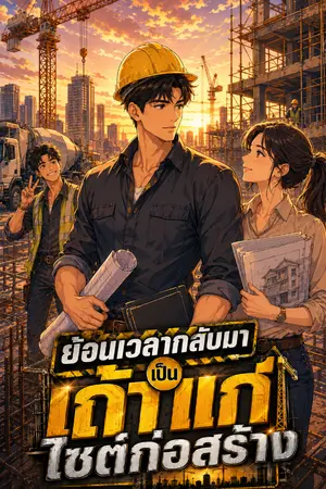ปกนิยาย ย้อนเวลากลับมาเป็นเถ้าแก่ไซต์ก่อสร้าง
