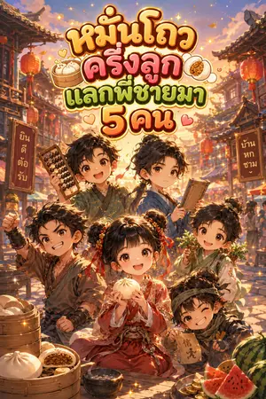 ปกนิยาย หมั่นโถวครึ่งลูก แลกพี่ชายมา 5 คน