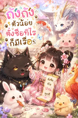 ปกนิยาย ถังถังตัวน้อย ตั้งชื่อทีไรก็มีเรื่อง