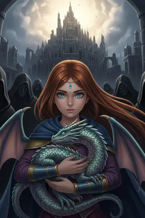 ปกนิยาย "อาณาจักรมังกร: ผู้ถูกเลือกจากอีกมิติ"