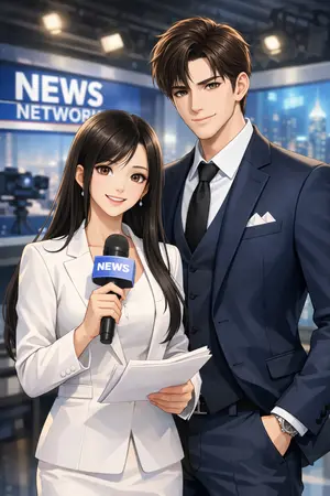 ปกนิยาย นักข่าวที่รัก