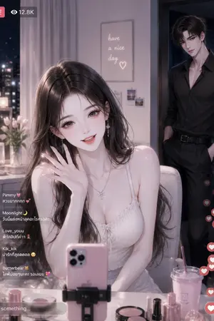ปกนิยาย ไลฟ์สดนี้มีแต่รัก
