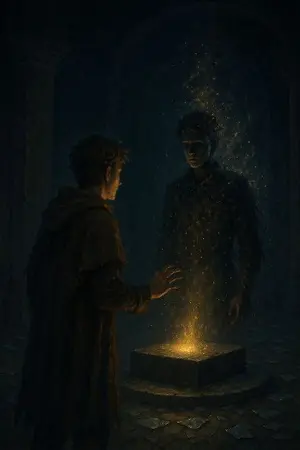 ปกนิยาย เงาแห่งวิหารไร้เงา