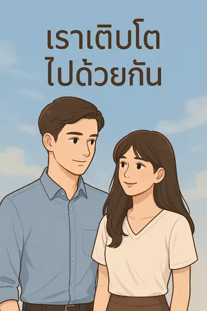 ปกนิยาย เราเติบโตไปด้วยกัน